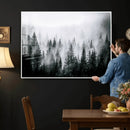 Foggy Forest Wall Art Canvas Print – Mountain Woodland by MyGreatCanvas | Canvas Wall Art Prints | Photo Prints & Wall Decor