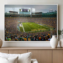 Green Bay Packers Lambeau Field Stadium Wall Art Canvas by MyGreatCanvas | Canvas Wall Art Prints | Photo Prints & Wall Decor