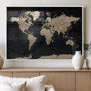 World Map Wall Art Print – Detailed Map of the World Wall by MyGreatCanvas | Canvas Wall Art Prints | Photo Prints & Wall Decor