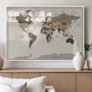 World Map Wall Art Print by MyGreatCanvas | Canvas Wall Art Prints | Photo Prints & Wall Decor