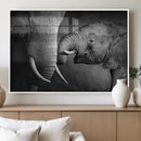 Elephant Family Wall Art Canvas, Framed Elephant Family by MyGreatCanvas | Canvas Wall Art Prints | Photo Prints & Wall Decor