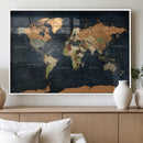 Vintage World Map Canvas Wall Art – Detailed Map with by MyGreatCanvas | Canvas Wall Art Prints | Photo Prints & Wall Decor