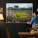 Green Bay Packers Stadium Wall Art Canvas Print, Lambeau by MyGreatCanvas | Canvas Wall Art Prints | Photo Prints & Wall Decor