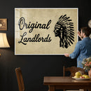 Original Landlords Wall Art Canvas Print, Native American by MyGreatCanvas | Canvas Wall Art Prints | Photo Prints & Wall Decor
