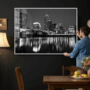 Austin Skyline Wall Art Canvas Print, Austin Downtown Night by MyGreatCanvas | Canvas Wall Art Prints | Photo Prints & Wall Decor