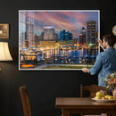 Baltimore Skyline Wall Art Canvas Print, Baltimore Downtown by MyGreatCanvas | Canvas Wall Art Prints | Photo Prints & Wall Decor