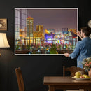 Baltimore Skyline Wall Art Canvas Print, Baltimore Downtown by MyGreatCanvas | Canvas Wall Art Prints | Photo Prints & Wall Decor