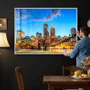 Boston Wall Art Canvas Print, Boston City Downtown Night by MyGreatCanvas | Canvas Wall Art Prints | Photo Prints & Wall Decor