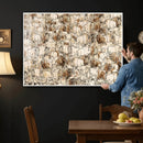 Farmhouse Animals Print - Abstract Farm Animal Drawing by MyGreatCanvas | Canvas Wall Art Prints | Photo Prints & Wall Decor