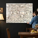 Abstract Bison Wall Art Canvas Print - Abstract Longhorn by MyGreatCanvas | Canvas Wall Art Prints | Photo Prints & Wall Decor