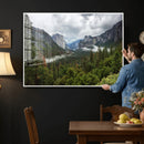 Yosemite Valley Wall Art Canvas Print – Misty Mountain by MyGreatCanvas | Canvas Wall Art Prints | Photo Prints & Wall Decor