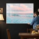 Ocean Wave Wall Art Canvas Print, Pastel Surf Seascape by MyGreatCanvas | Canvas Wall Art Prints | Photo Prints & Wall Decor