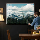 Mountain Forest Wall Art Canvas Print, Alpine Pine Tree by MyGreatCanvas | Canvas Wall Art Prints | Photo Prints & Wall Decor