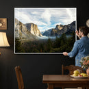 Yosemite Valley Mountain Wall Art Canvas Print, Granite by MyGreatCanvas | Canvas Wall Art Prints | Photo Prints & Wall Decor