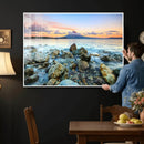 Mayon Volcano Seascape Wall Art Canvas Print, Tropical Ocean by MyGreatCanvas | Canvas Wall Art Prints | Photo Prints & Wall Decor