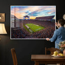 Auburn Stadium Sunset Wall Art Canvas Print, Jordan Hare by MyGreatCanvas | Canvas Wall Art Prints | Photo Prints & Wall Decor