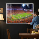 Clemson Football Stadium Wall Art Canvas Print, College by MyGreatCanvas | Canvas Wall Art Prints | Photo Prints & Wall Decor