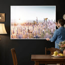Lavender Field Wall Art Canvas Print, Butterfly Floral by MyGreatCanvas | Canvas Wall Art Prints | Photo Prints & Wall Decor