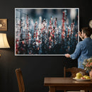 Winter Heather Wall Art Canvas Print, Frosted Floral Nature by MyGreatCanvas | Canvas Wall Art Prints | Photo Prints & Wall Decor