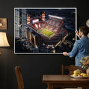 Oklahoma Memorial Stadium - Gaylord Memorial Stadium Wall by MyGreatCanvas | Canvas Wall Art Prints | Photo Prints & Wall Decor
