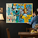 Basquiat Style Bird Bull Graffiti Wall Art Canvas Print, by MyGreatCanvas | Canvas Wall Art Prints | Photo Prints & Wall Decor