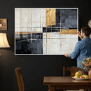 Gold Abstract Wall Art Canvas Print, Modern Luxury Geometric by MyGreatCanvas | Canvas Wall Art Prints | Photo Prints & Wall Decor
