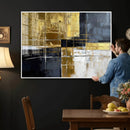 Gold Navy Abstract Wall Art Canvas Print, Modern Luxury by MyGreatCanvas | Canvas Wall Art Prints | Photo Prints & Wall Decor