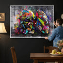 Graffiti American Football Helmet Street Art Wall Art Canvas by MyGreatCanvas | Canvas Wall Art Prints | Photo Prints & Wall Decor