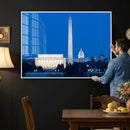 Washington DC Skyline Wall Art Canvas Print – Lincoln by MyGreatCanvas | Canvas Wall Art Prints | Photo Prints & Wall Decor