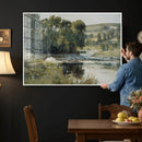 Streamside by Edward Mitchell Bannister Wall Art Canvas by MyGreatCanvas | Canvas Wall Art Prints | Photo Prints & Wall Decor