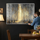 Abstract Birch Forest Wall Art Canvas Print – Modern Neutral by MyGreatCanvas | Canvas Wall Art Prints | Photo Prints & Wall Decor