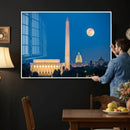 Washington DC Skyline Wall Art Canvas Print – Lincoln by MyGreatCanvas | Canvas Wall Art Prints | Photo Prints & Wall Decor