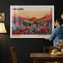 Yayoi Kusama Colorful Landscape Wall Art Canvas Print – by MyGreatCanvas | Canvas Wall Art Prints | Photo Prints & Wall Decor