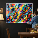 Geometric Abstract Wall Art Canvas Print, Bold Color by MyGreatCanvas | Canvas Wall Art Prints | Photo Prints & Wall Decor