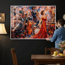 Jazz Band Canvas Wall Art — Jazz Club Singer Saxophone Print by MyGreatCanvas | Canvas Wall Art Prints | Photo Prints & Wall Decor