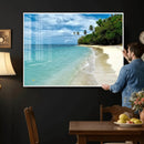 Puerto Rico Beach Paradise Wall Art – Tropical Coastal Print by MyGreatCanvas | Canvas Wall Art Prints | Photo Prints & Wall Decor