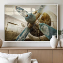 Vintage Airplane Canvas Print by MyGreatCanvas | Canvas Wall Art Prints | Photo Prints & Wall Decor