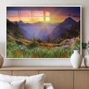 Mountain and Spring Wall Art Canvas Print by MyGreatCanvas | Canvas Wall Art Prints | Photo Prints & Wall Decor