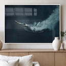 Swimmer Wall Art Canvas Print