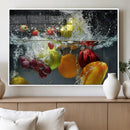 Kithen Vegetables World Wall Art Canvas Print
