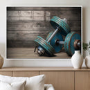 Dambell and Sport Wall Art Canvas Print by MyGreatCanvas | Canvas Wall Art Prints | Photo Prints & Wall Decor
