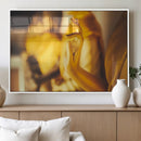 Gold Buddha Statue Hands Wall Art Canvas Print by MyGreatCanvas | Canvas Wall Art Prints | Photo Prints & Wall Decor