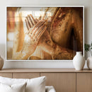 Buddha Statue Hands Wall Art Canvas Print by MyGreatCanvas | Canvas Wall Art Prints | Photo Prints & Wall Decor