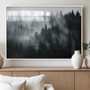 Foggy Forest Wall Art Canvas Print | 3 Panel Large Misty by MyGreatCanvas | Canvas Wall Art Prints | Photo Prints & Wall Decor
