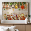 Kitchen Spice on the Table Wall Art, Kitchen Spice Wall Art by MyGreatCanvas | Canvas Wall Art Prints | Photo Prints & Wall Decor