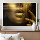 Gold and Women Wall Art Canvas Print by MyGreatCanvas | Canvas Wall Art Prints | Photo Prints & Wall Decor