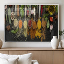 Kitchen Spice Wall Art Canvas Print