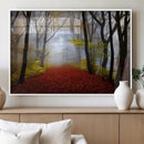 Foggy Forest Wall Art Landscape Canvas Print
