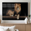Lion Canvas Wall Art – Majestic Animal Print Artwork for by MyGreatCanvas | Canvas Wall Art Prints | Photo Prints & Wall Decor