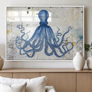 Octopus Canvas Wall Art | Coastal Marine Life Artwork for by MyGreatCanvas | Canvas Wall Art Prints | Photo Prints & Wall Decor